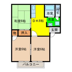 リバータウン21の物件間取画像